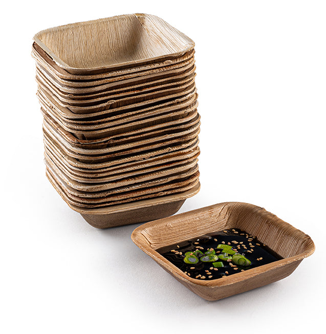 4" Square Dipping Bowls - Pack of 25