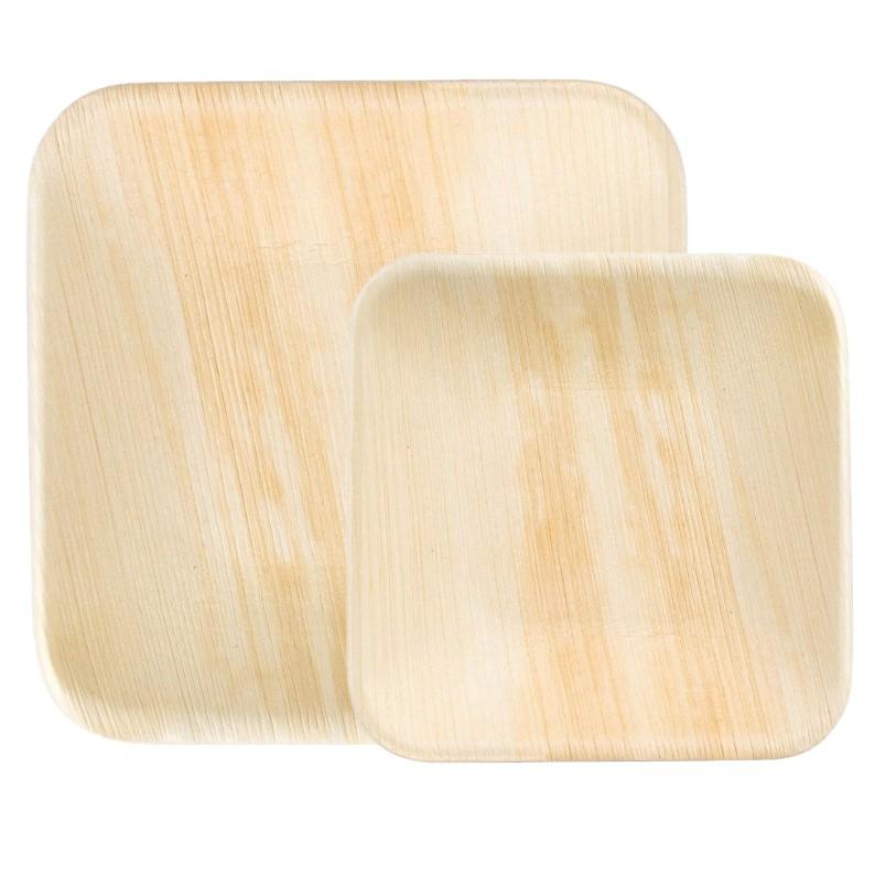 8" Square Appetizer Plates - Pack of 25